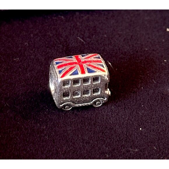 Pandora Bus Charm Union Jack Bus Charm London Charm England - Picture 2 of 4